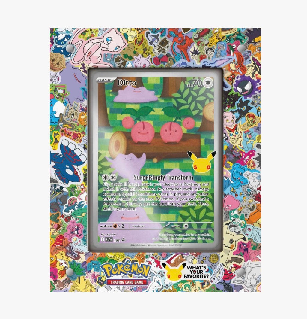 Pokémon TCG: 30th Celebration Ditto Premium Collection - ME: 30th Celebration