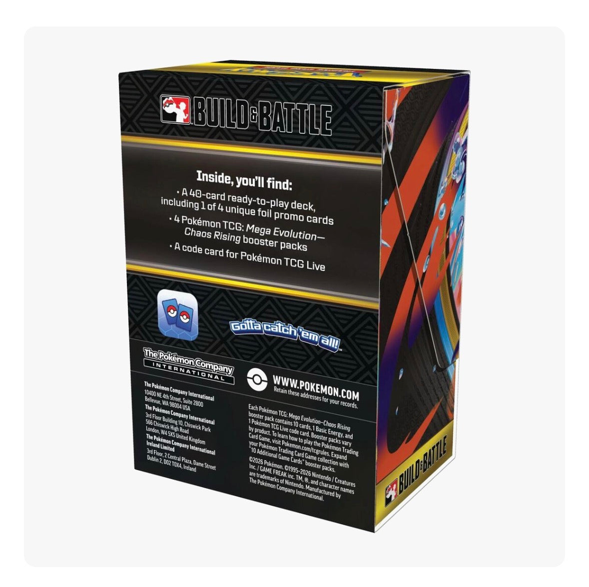 Pokémon TCG: Chaos Rising Build & Battle Box - ME04: Chaos Rising