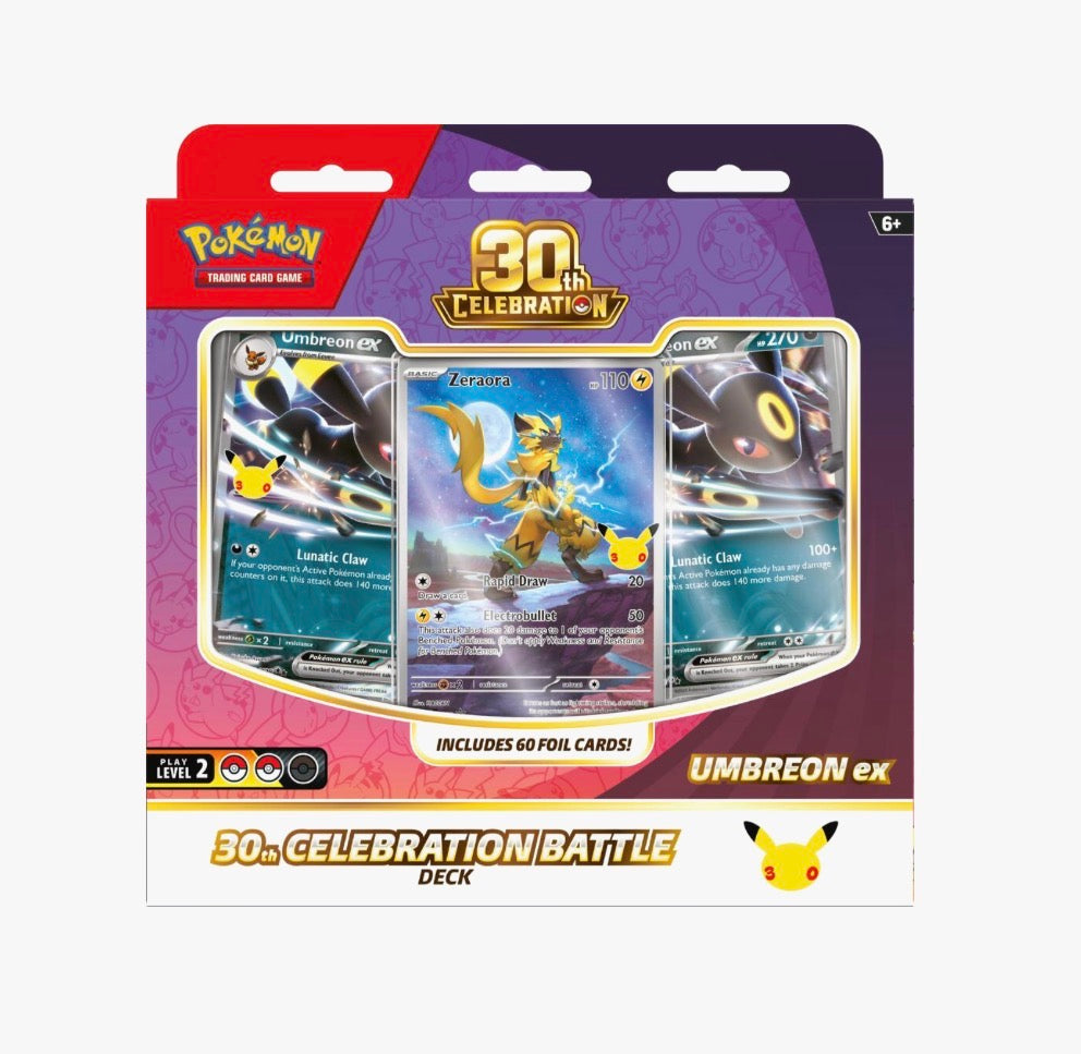 Pokémon TCG: 30th Celebration Battle Deck [Umbreon ex] - ME: 30th Celebration