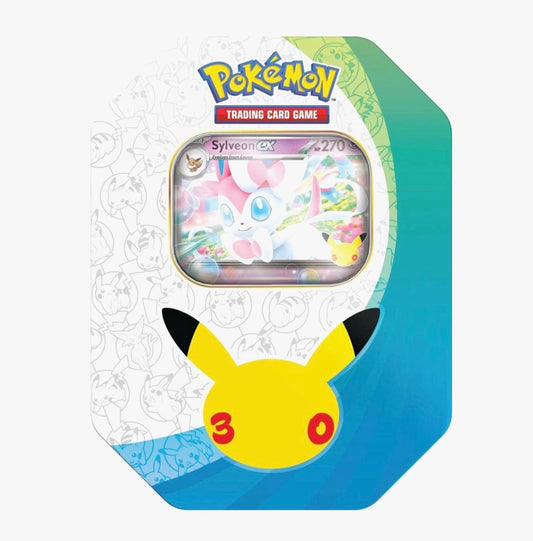 Pokémon TCG: 30th Celebration Tin [Sylveon ex] - ME: 30th Celebration