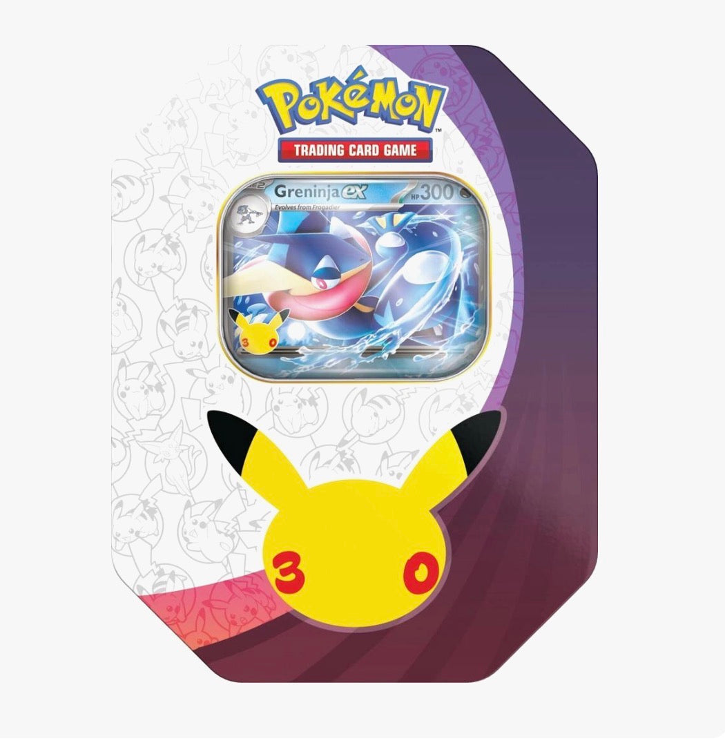Pokémon TCG: 30th Celebration Tin [Greninja ex] - ME: 30th Celebration