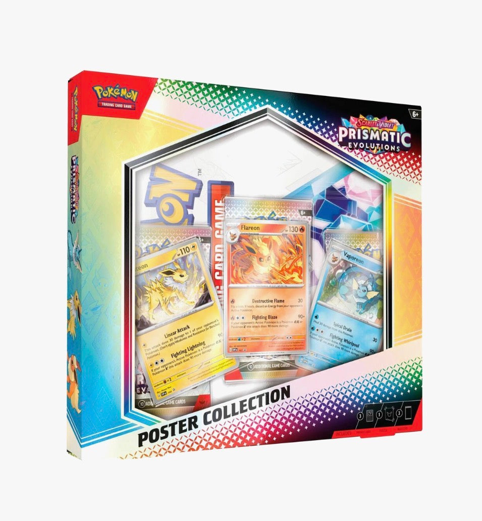 Pokémon TCG: Prismatic Evolutions Poster Collection - SV: Prismatic Evolutions