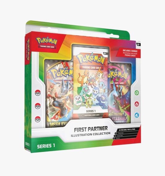 Pokémon TCG: First Partner Illustration Collection (Series 1) - First Partner Collection 2026