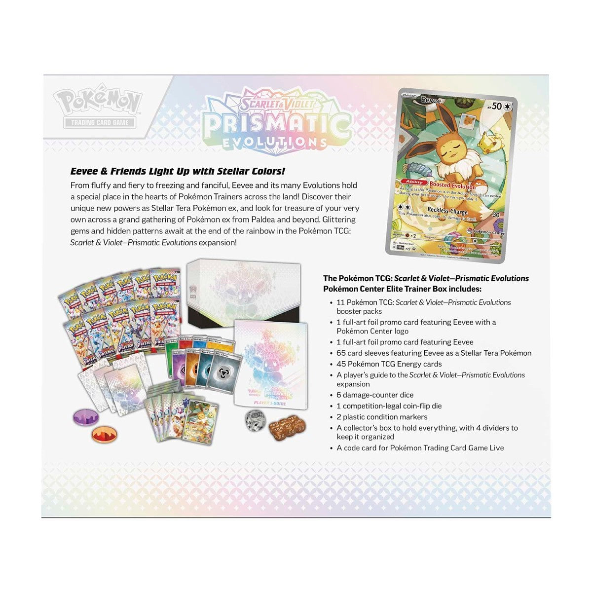 Pokémon TCG: Prismatic Evolutions Elite Trainer Box - SV: Prismatic Evolutions