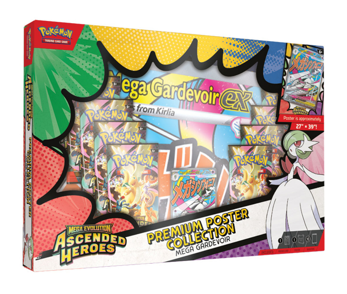 Pokémon TCG: Mega Evolution- Ascended Heroes Premium Poster Collection- Mega Gardevoir