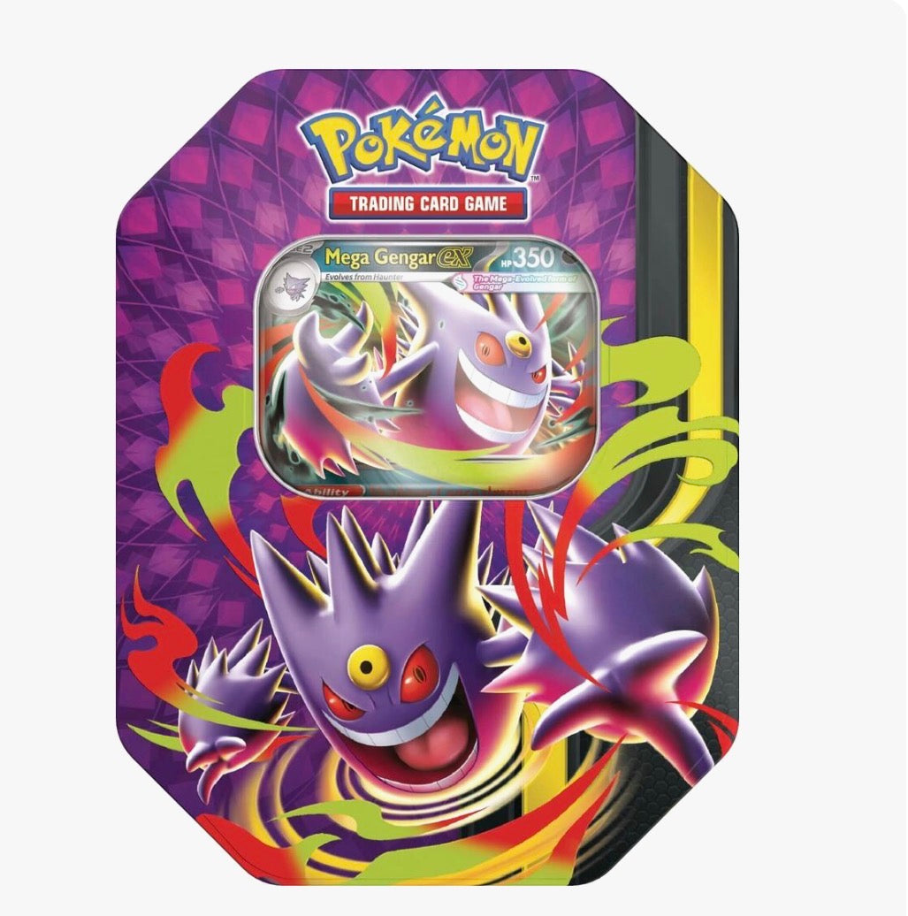 Pokémon TCG: Mega Moonlit Tin [Mega Gengar ex]