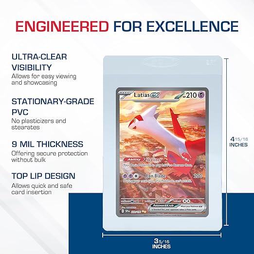 BCW Semi Rigid Card Holder #1 50 Pack