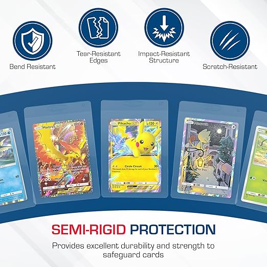 BCW Semi Rigid Card Holder #1 50 Pack