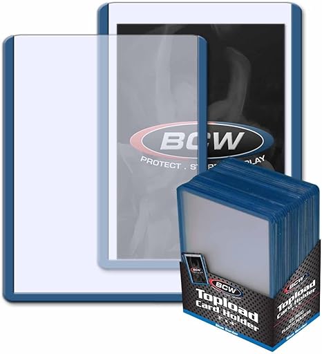 Multiple Color Options BCW 3x4 Topload Card Holder 25 Pack