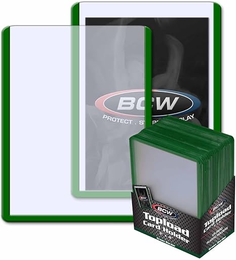 Multiple Color Options BCW 3x4 Topload Card Holder 25 Pack