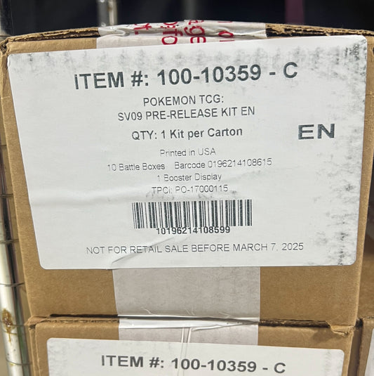 Pokémon TCG: Journey Together SV09 Pre-Release Kit