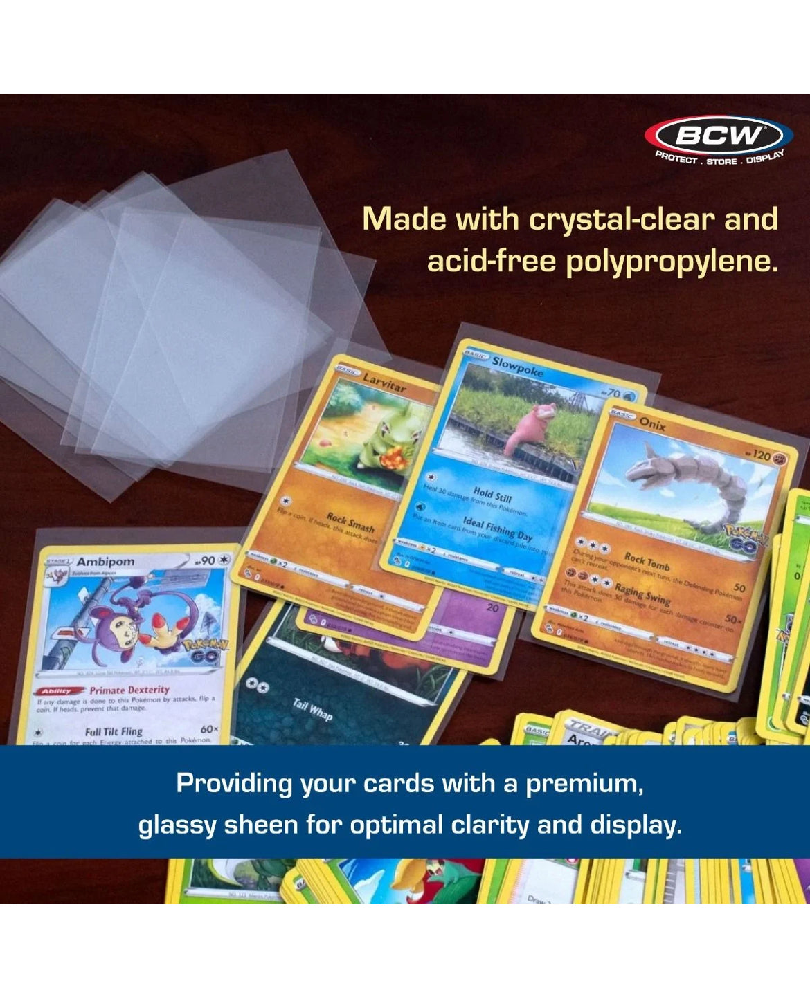 BCW Standard Card Sleeves 100 Sleeves