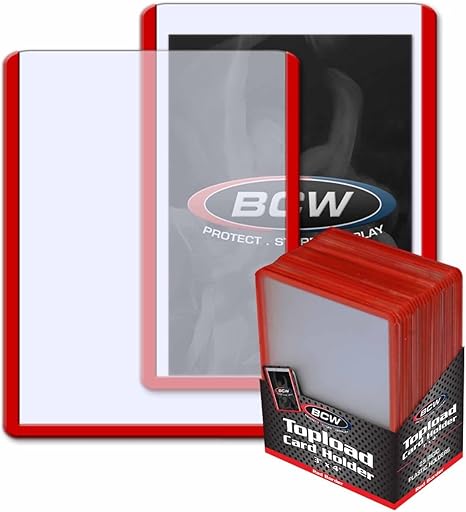 Multiple Color Options BCW 3x4 Topload Card Holder 25 Pack
